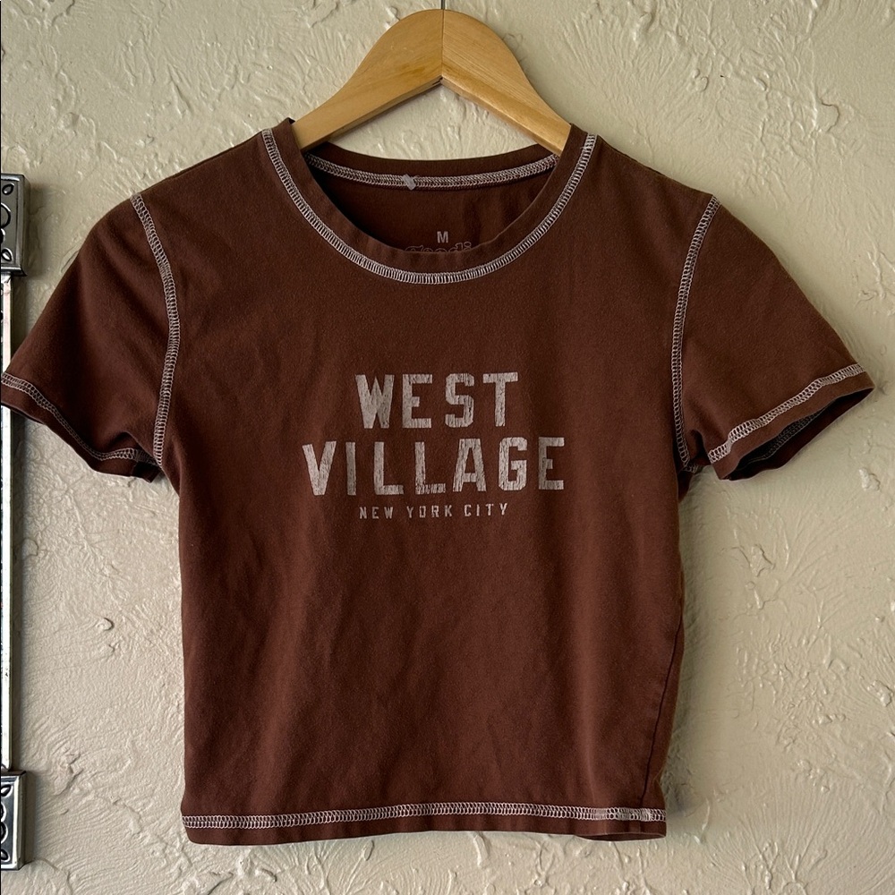 West Village NYC Babydoll Tee 🌆 size M